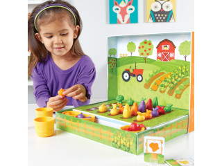 Развивающая игрушка "Выращиваем овощи"  (46 элементов)