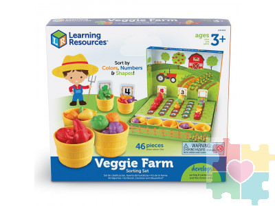 Развивающая игрушка "Выращиваем овощи"  (46 элементов)