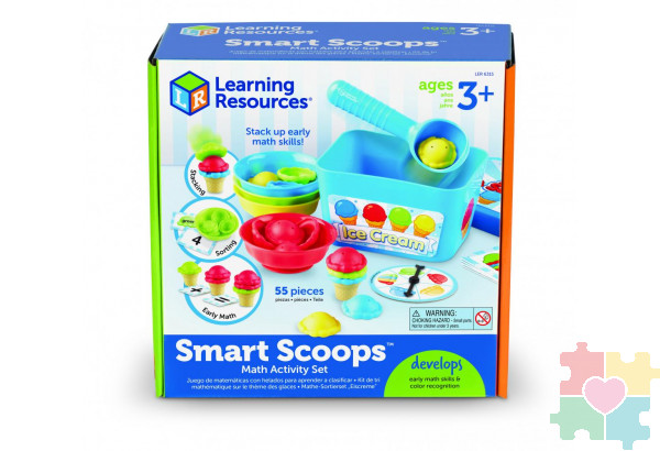 Развивающая игрушка "Собери мороженое"  (55 элементов)