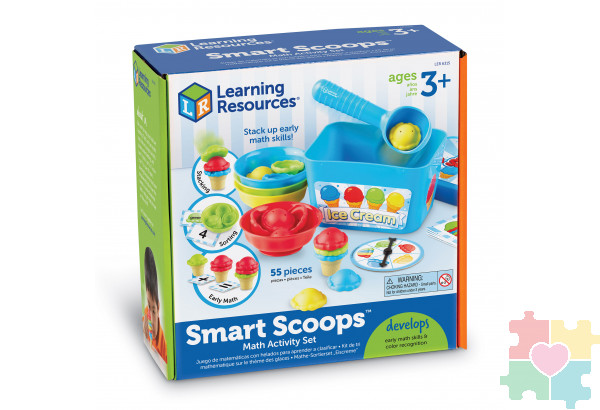 Развивающая игрушка "Собери мороженое"  (55 элементов)