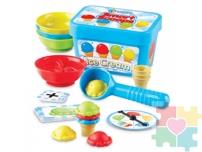 Развивающая игрушка "Собери мороженое"  (55 элементов)