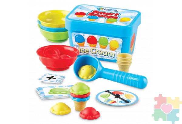 Развивающая игрушка "Собери мороженое"  (55 элементов) Развивающая игрушка "Собери мороженое"  (55 элементов)