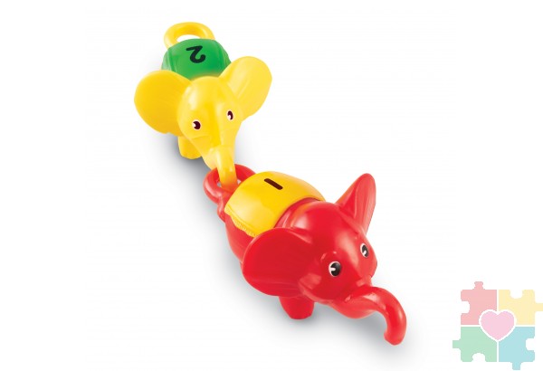 Развивающая игрушка «Разноцветные слоны» (серия Snap-N-Learn, 10 элементов)