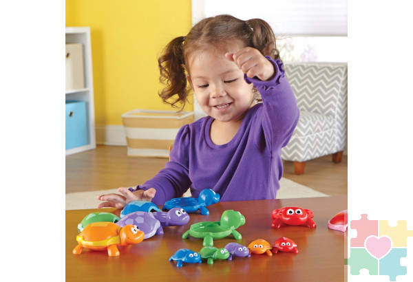 Развивающая игрушка  "Забавные черепашки" (серия Snap-N-Learn, 15 элементов)