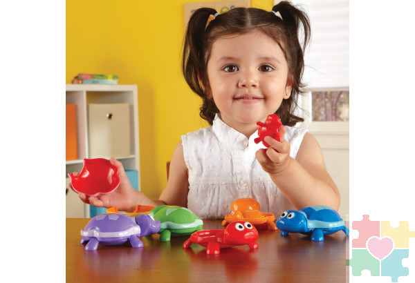 Развивающая игрушка  "Забавные черепашки" (серия Snap-N-Learn, 15 элементов)