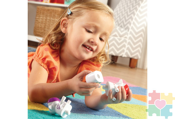 Развивающая игрушка  "Телята. Веселый счет" (серия Snap-N-Learn, 20 элементов)