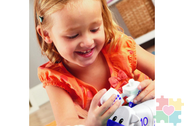 Развивающая игрушка  "Телята. Веселый счет" (серия Snap-N-Learn, 20 элементов)