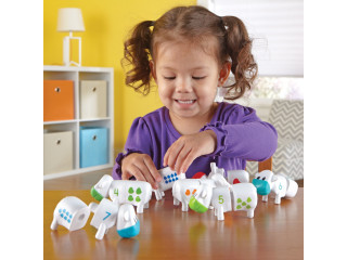 Развивающая игрушка  "Телята. Веселый счет" (серия Snap-N-Learn, 20 элементов)