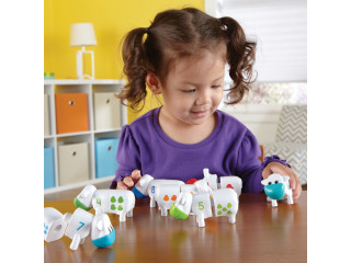 Развивающая игрушка  "Телята. Веселый счет" (серия Snap-N-Learn, 20 элементов)