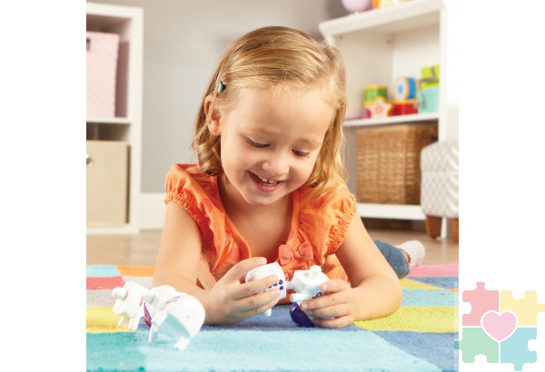 Развивающая игрушка  "Телята. Веселый счет" (серия Snap-N-Learn, 20 элементов)