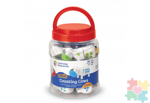 Развивающая игрушка  "Телята. Веселый счет" (серия Snap-N-Learn, 20 элементов)