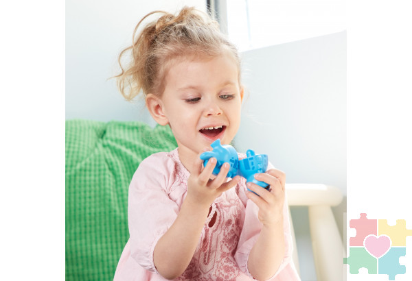 Развивающая игрушка "Собери динозавриков" (серия Snap-N-Learn, 18 элементов)