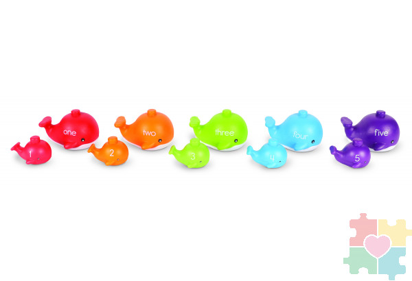 "Киты-акробаты" (серия Snap-N-Learn, 15 элементов)