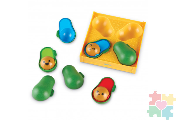 Развивающая игрушка "Эмоции с авокадо"  (9 элементов)