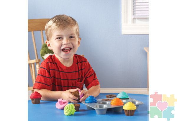 Развивающая игра  "Маффины.Учим формы" (серия Smart Snacks, 17 элементов)