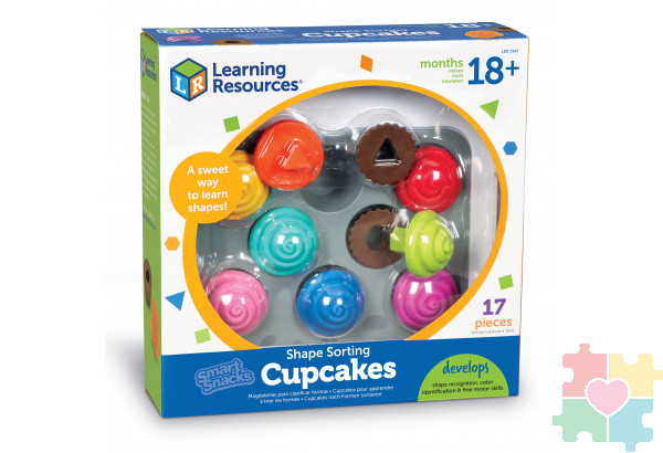 Развивающая игра  "Маффины.Учим формы" (серия Smart Snacks, 17 элементов)