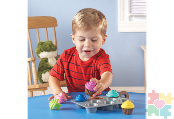 Развивающая игра  "Маффины.Учим формы" (серия Smart Snacks, 17 элементов)