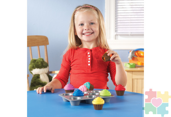 Развивающая игра  "Маффины.Учим формы" (серия Smart Snacks, 17 элементов)