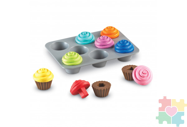 Развивающая игра  "Маффины.Учим формы" (серия Smart Snacks, 17 элементов)