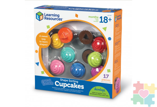 Развивающая игра  "Маффины.Учим формы" (серия Smart Snacks, 17 элементов)