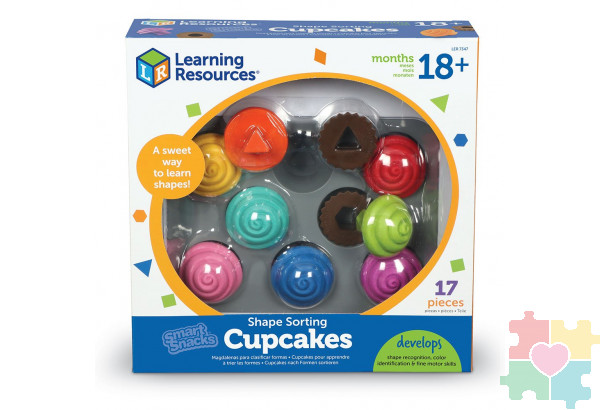 Развивающая игра  "Маффины.Учим формы" (серия Smart Snacks, 17 элементов)