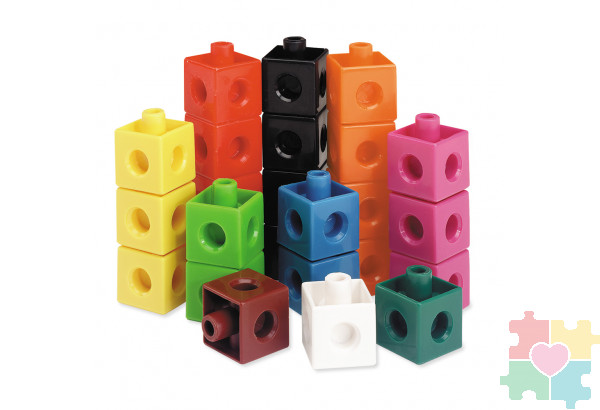 Соединяющиеся кубики (100 элементов)