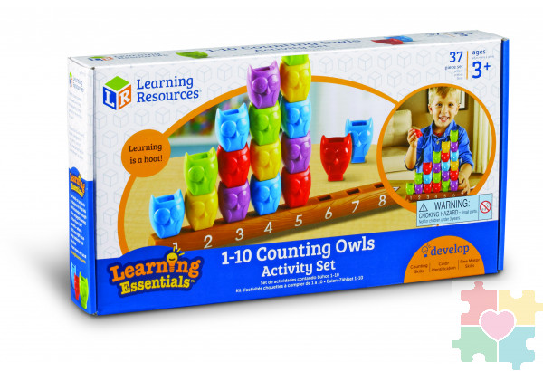 Развивающая игрушка "Веселые совята"  (37 элементов)