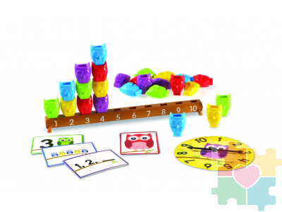 Развивающая игрушка "Веселые совята"  (37 элементов)