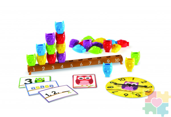 Развивающая игрушка "Веселые совята"  (37 элементов)