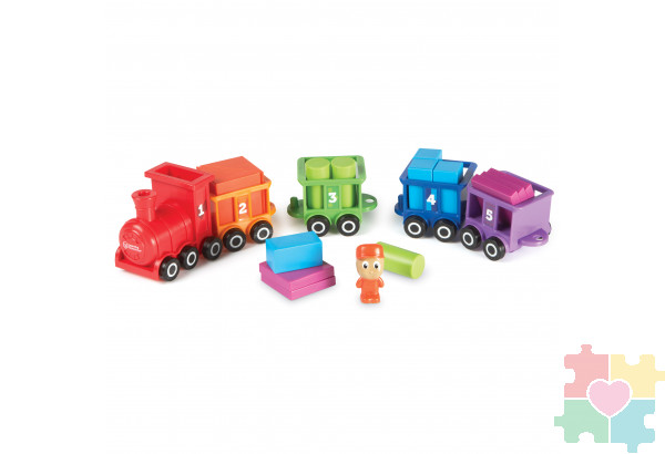 паровозик «Чух Чух. Считай и сортируй» (21 элемент)