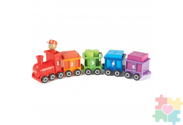 паровозик «Чух Чух. Считай и сортируй» (21 элемент)