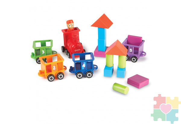 паровозик «Чух Чух. Считай и сортируй» (21 элемент)