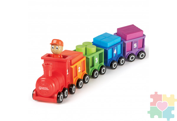 паровозик «Чух Чух. Считай и сортируй» (21 элемент)