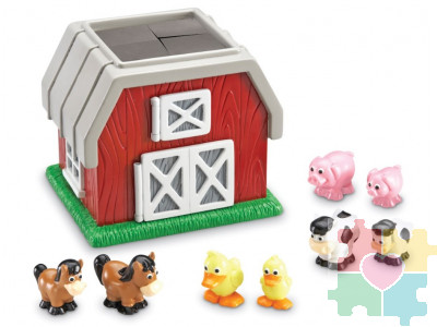 Развивающая игрушка  "Найди и спрячь. Ферма" (9 элементов)