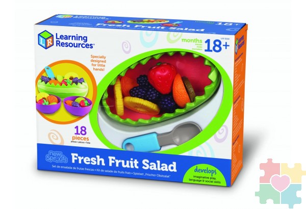 Развивающая игрушка Мы растем "Фруктовый салат" (серия New Sprouts, 18 элементов)