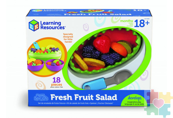 Развивающая игрушка Мы растем "Фруктовый салат" (серия New Sprouts, 18 элементов)