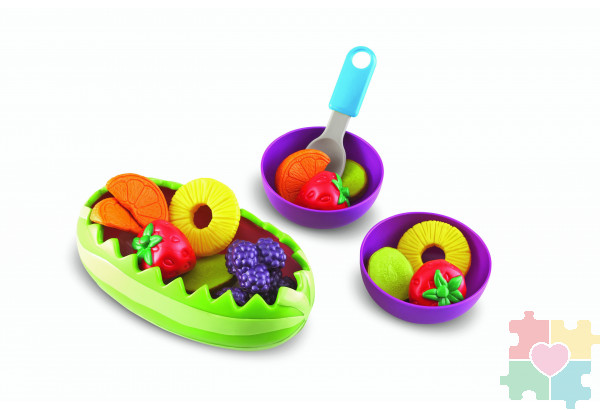 Развивающая игрушка Мы растем "Фруктовый салат" (серия New Sprouts, 18 элементов)