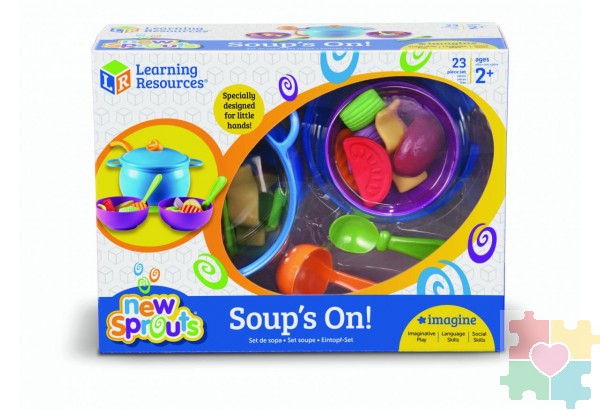 Развивающая игрушка Мы растем "Варим суп" (серия New Sprouts, 23 элемента)