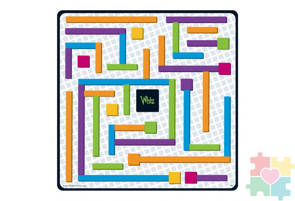 Развивающая игра "Цветные лабиринты"  (69 элементов)