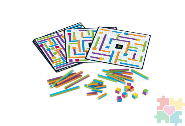 Развивающая игра "Цветные лабиринты"  (69 элементов)