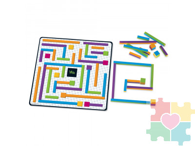 Развивающая игра "Цветные лабиринты"  (69 элементов)