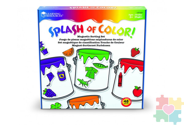 Развивающая игрушка для сортировки "Цветные брызги" (48 элементов)