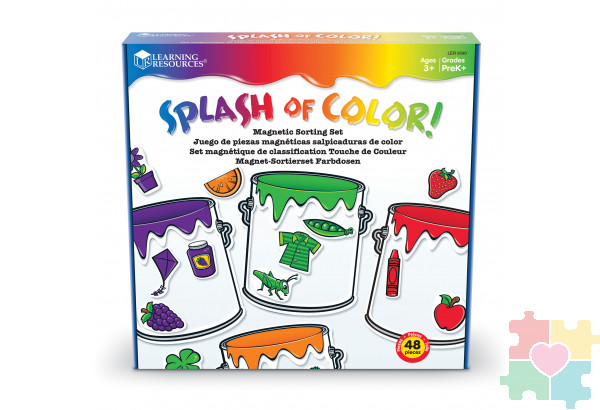 Развивающая игрушка для сортировки "Цветные брызги" (48 элементов)