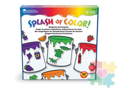 Развивающая игрушка для сортировки "Цветные брызги" (48 элементов)