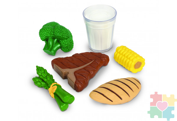 Развивающая игрушка Мы растем "Полезный Ужин"  (серия New Sprouts, 18 элементов)