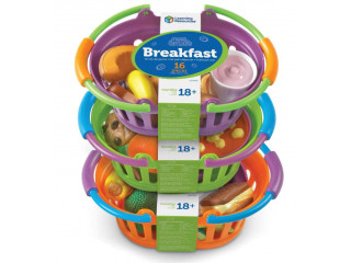 Развивающая игрушка Мы растем "Сытный завтрак, Вкусный обед, Полезный ужин"  (серия New Sprouts, комплект для группы, 52 элементов)