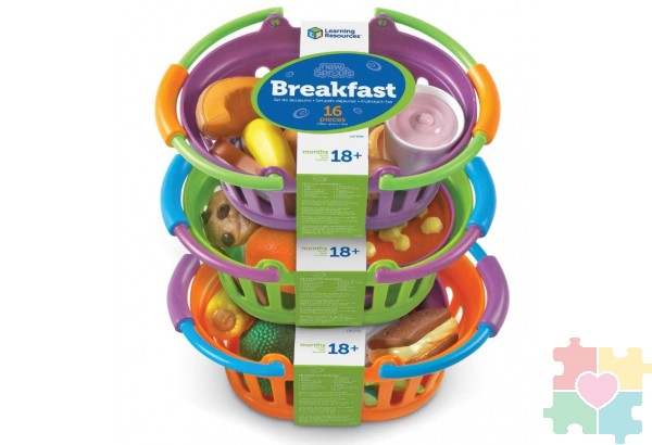 Развивающая игрушка Мы растем "Сытный завтрак, Вкусный обед, Полезный ужин"  (серия New Sprouts, комплект для группы, 52 элементов)