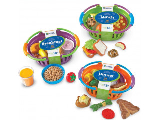 Развивающая игрушка Мы растем "Сытный завтрак, Вкусный обед, Полезный ужин"  (серия New Sprouts, комплект для группы, 52 элементов)