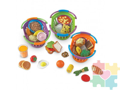 Развивающая игрушка Мы растем "Сытный завтрак, Вкусный обед, Полезный ужин"  (серия New Sprouts, комплект для группы, 52 элементов)