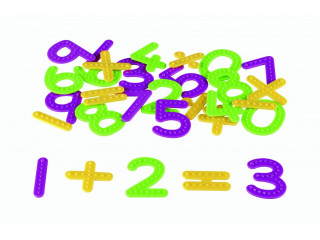 Развивающая игрушка "Тактильные цифры и знаки"  (37 элементов)